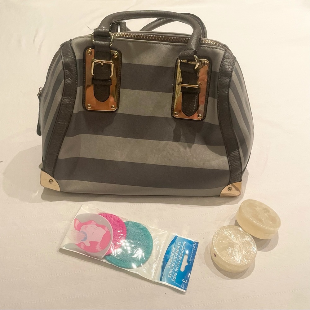 Aldo striped handbag